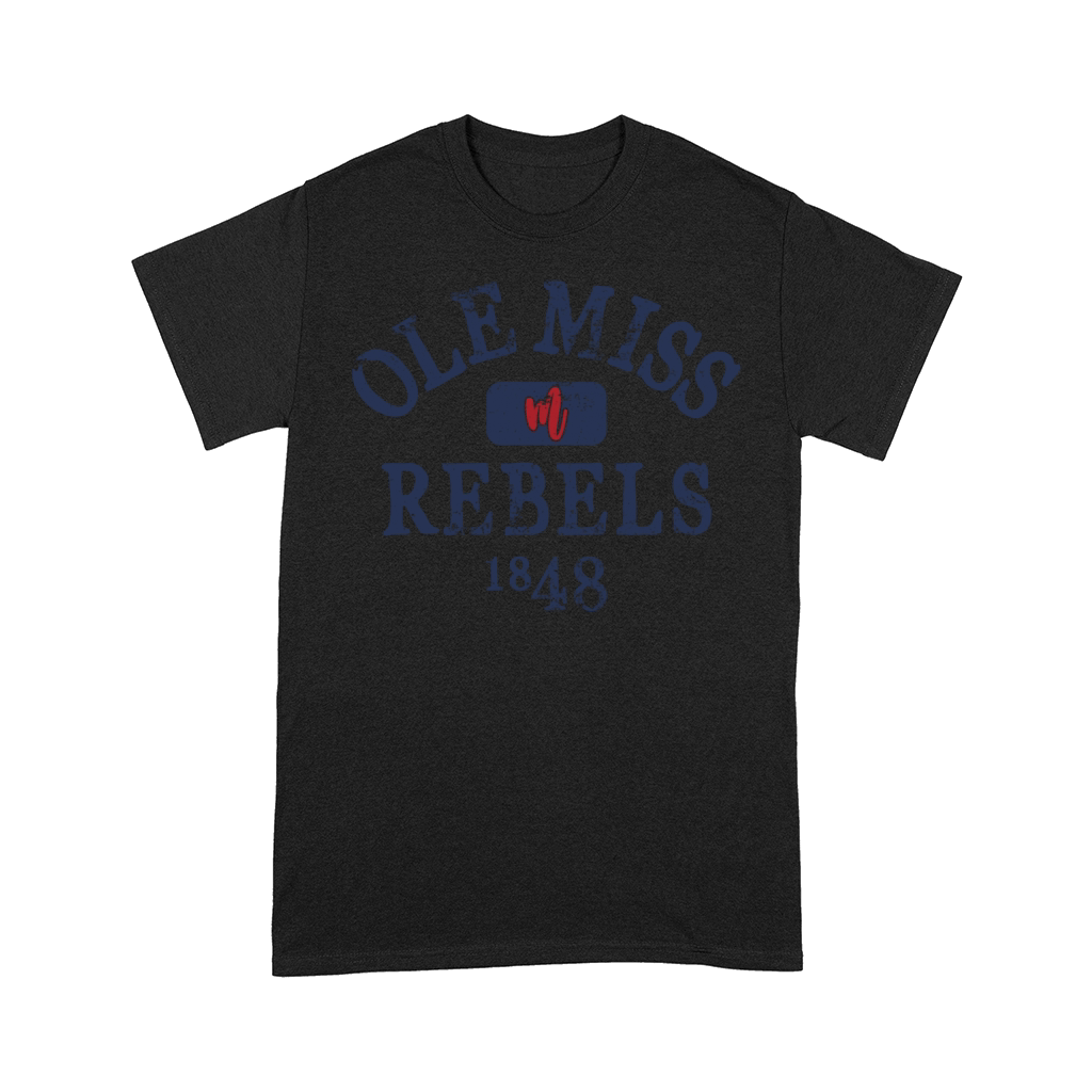 Mississippi Rebels 1848 Vintage Logo Comfort T-shirt