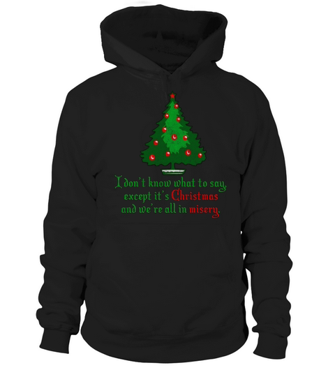 Christmas Misery Vintage Hoodie Unisex
