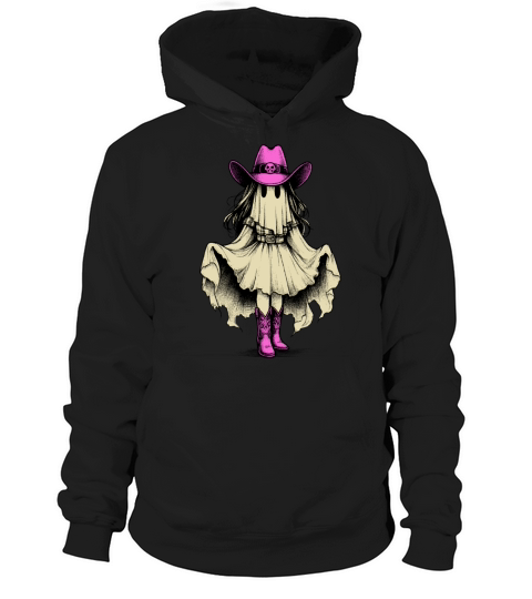 Ghost Cowgirl Western Y2k Hoodie Unisex