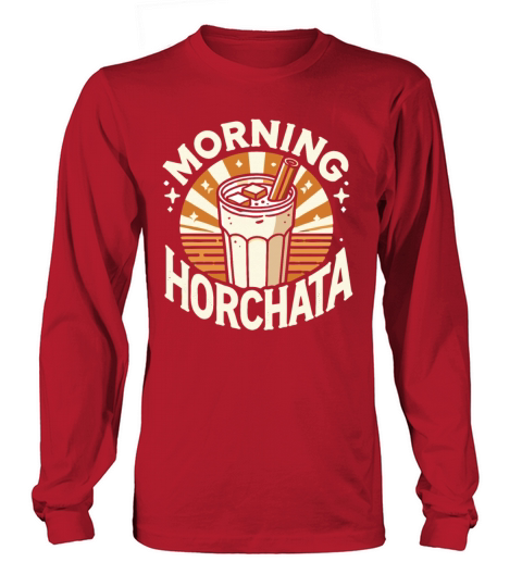 Vintage Retro Style Horchata Mexican Drink Summer Long sleeved Unisex