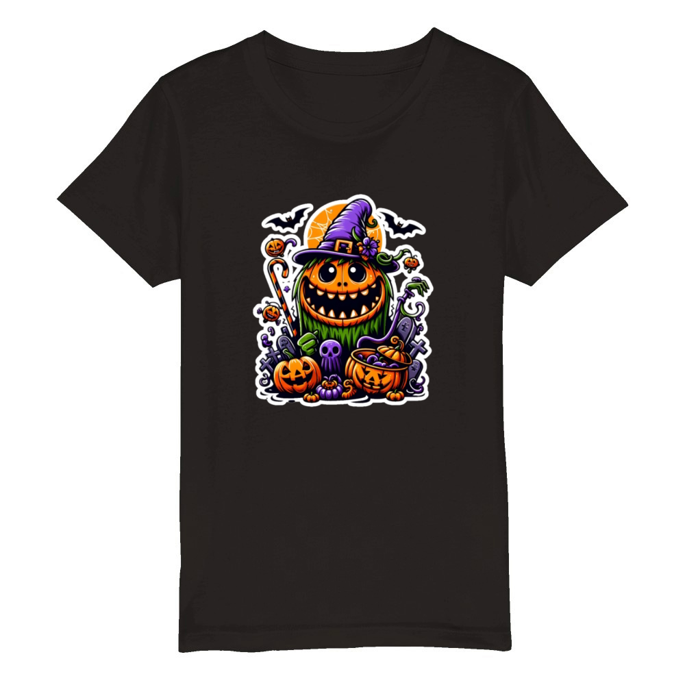Pumpkin which Organic Kids Crewneck T-shirt