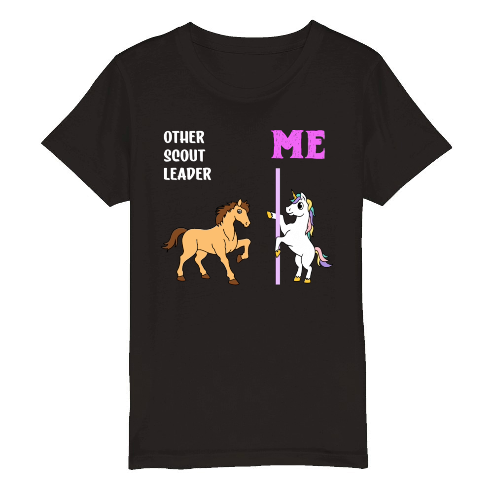 Scout Leader Organic Kids Crewneck T-shirt