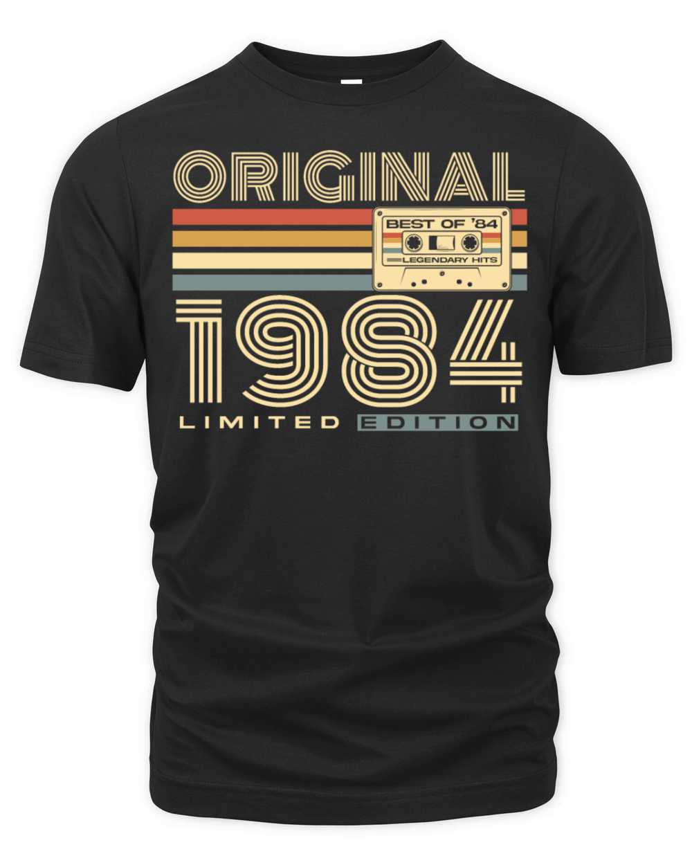 Vintage 1984 Retro 40th Birthday Organic Unisex T-shirt