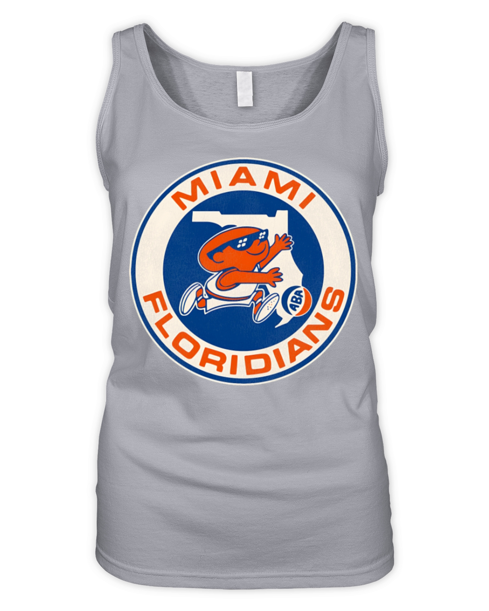 Defunct Miami Floridians Basketball Team Organic Women's Tank Top