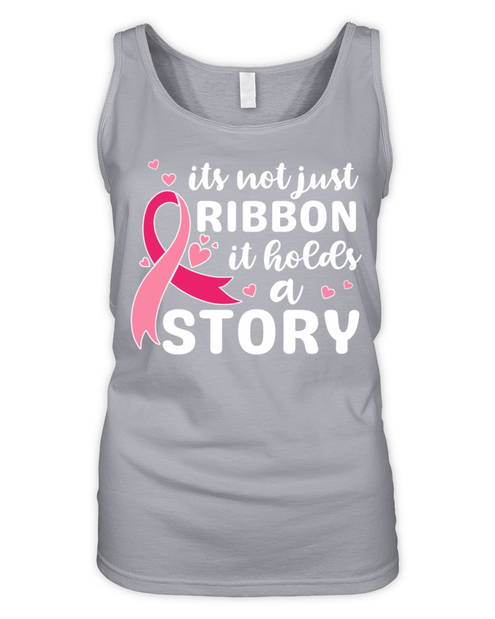 Its not just ribbon it holds a story support shirt Organic Women's Tank Top