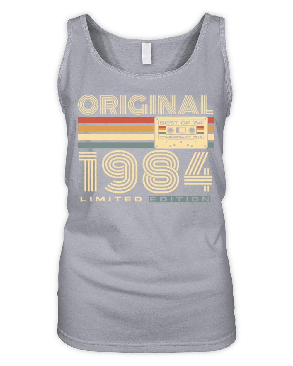 Vintage 1984 Retro 40th Birthday Organic Women's Tank Top