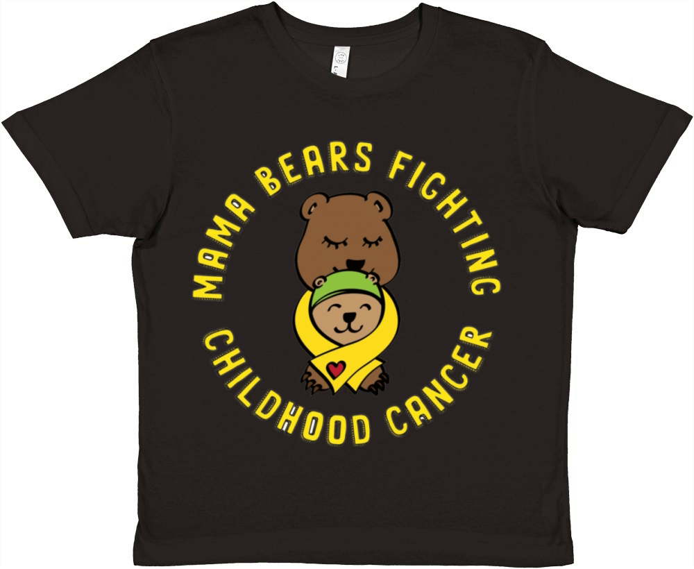 Childhood Cancer Fighter Family Cancer Premium Kids Crewneck T-shirt