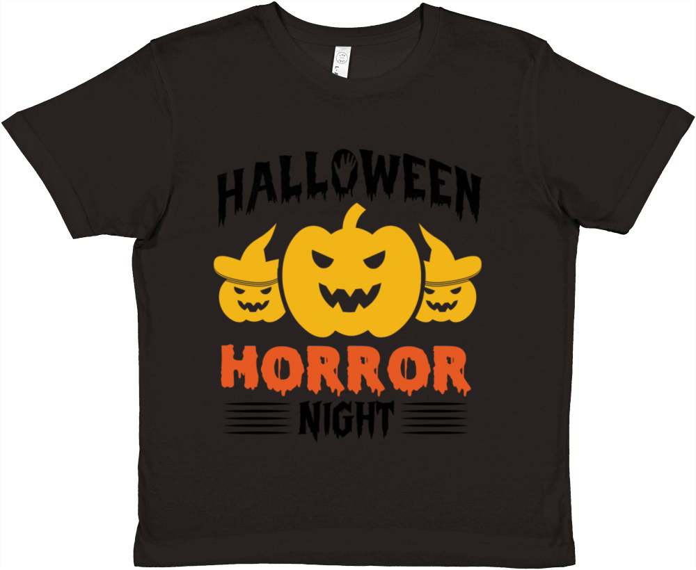 HALLOWEEN HORROR NIGHT Premium Kids Crewneck T-shirt