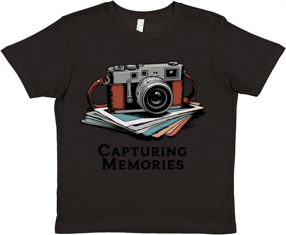 vintage camera memories Premium Kids Crewneck T-shirt