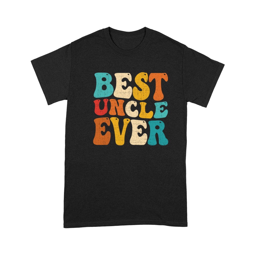 Best Uncle Ever Retro Vintage Uncle Fathers Day Premium T-shirt