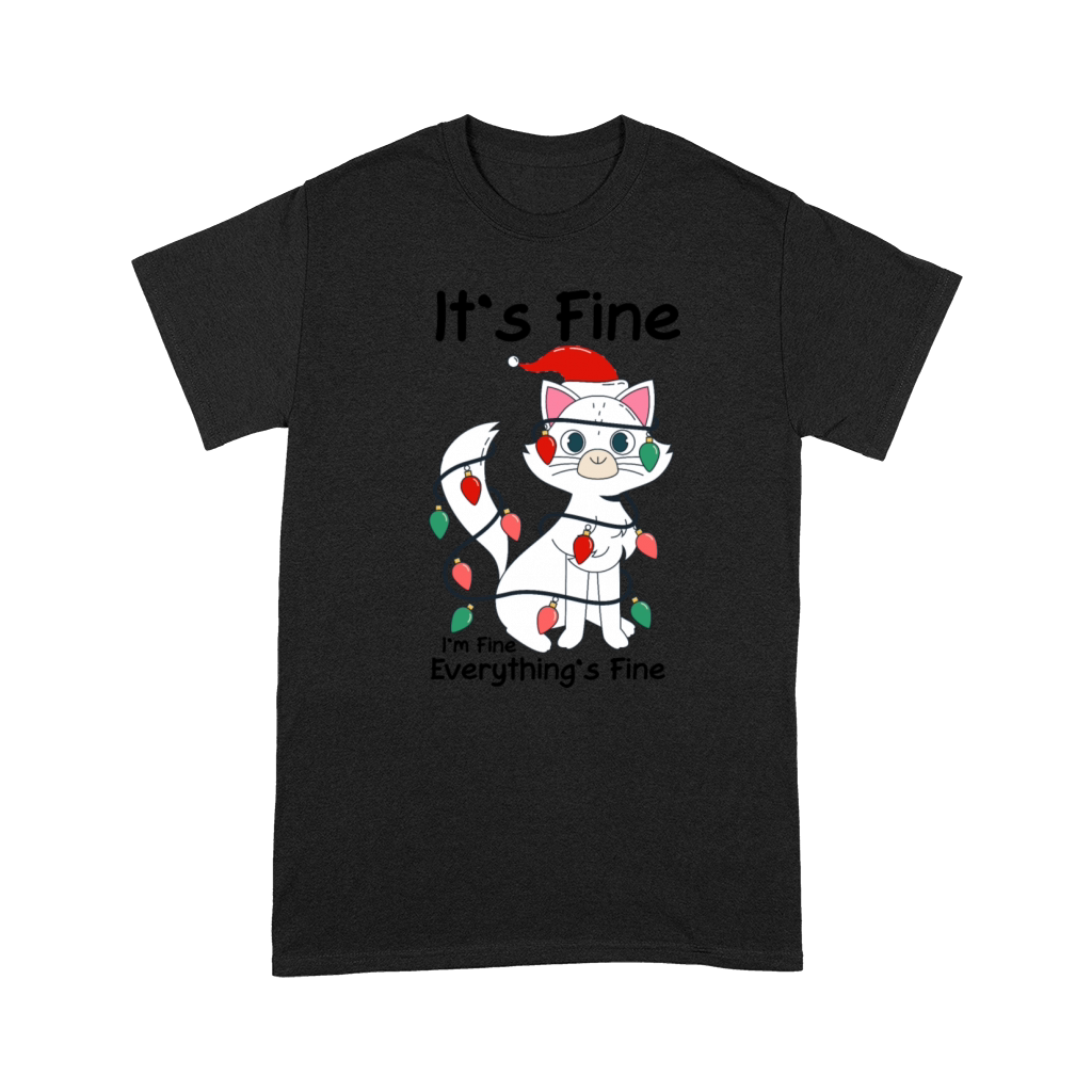 Festive Feline Fun Premium T-shirt