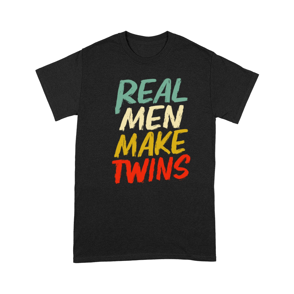 Real Men Make Twins Funny Twin Dad Premium T-shirt
