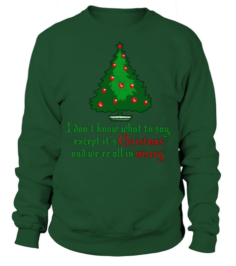 Christmas Misery Vintage Sweatshirt Unisex