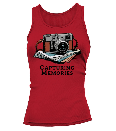 vintage camera memories Tank top Woman