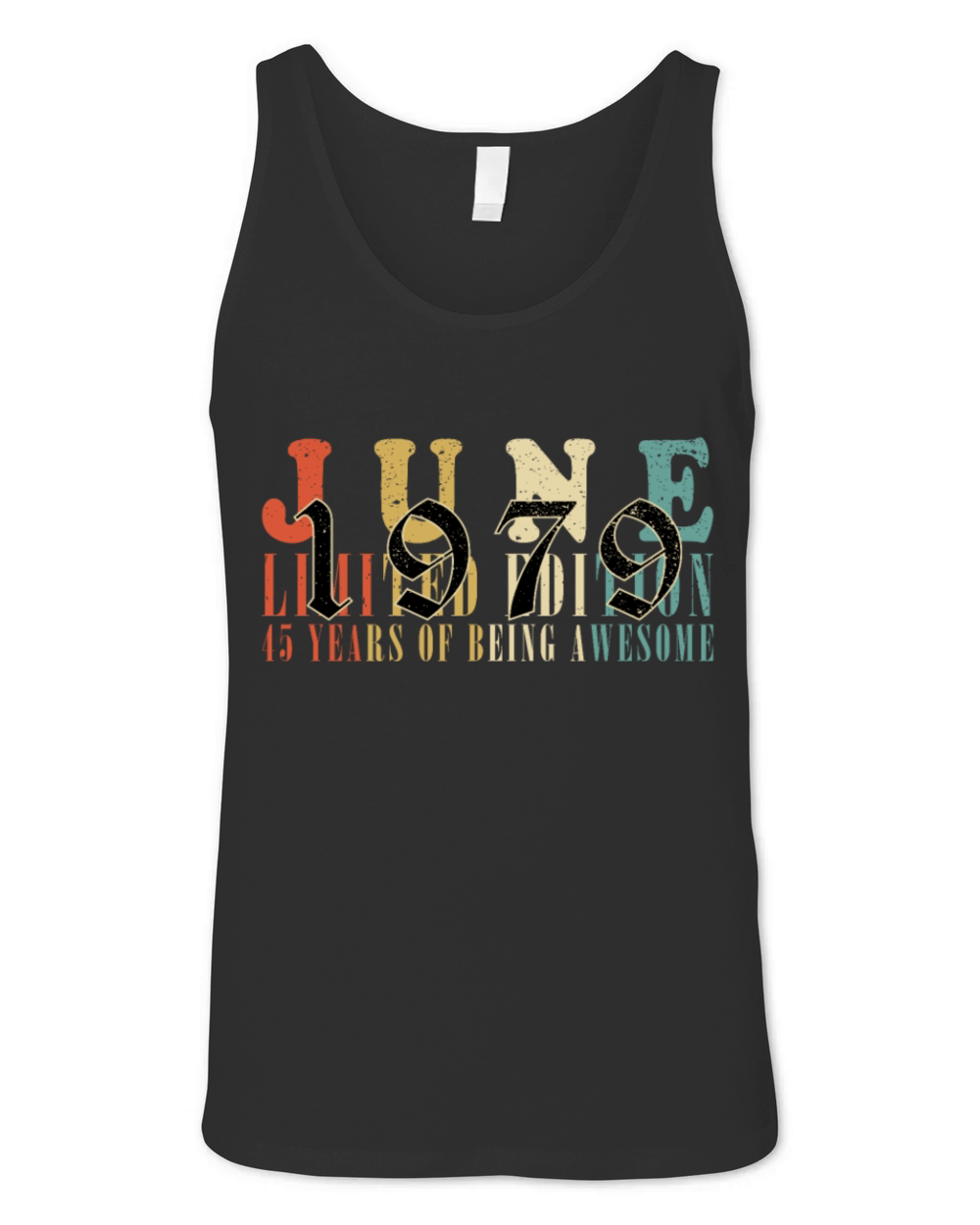 45th birthday 45 years June 1979 Unisex Jersey Tank