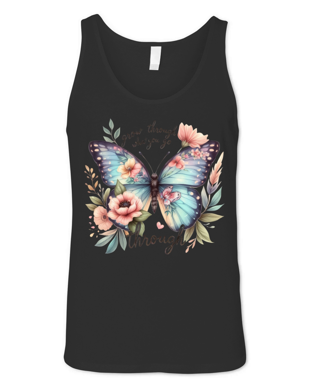 Grow Through What You Unisex Jersey Tank