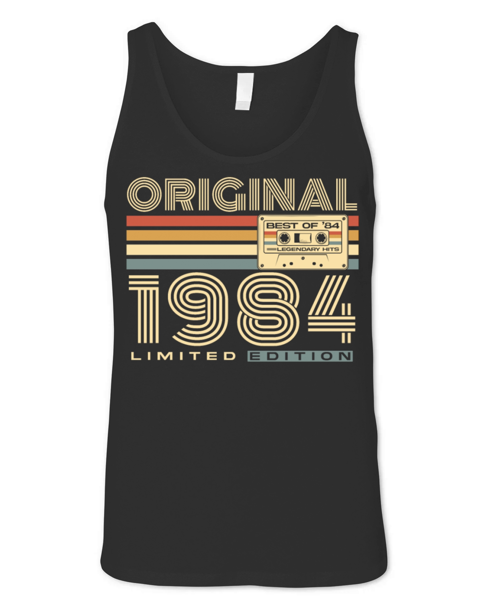 Vintage 1984 Retro 40th Birthday Unisex Jersey Tank