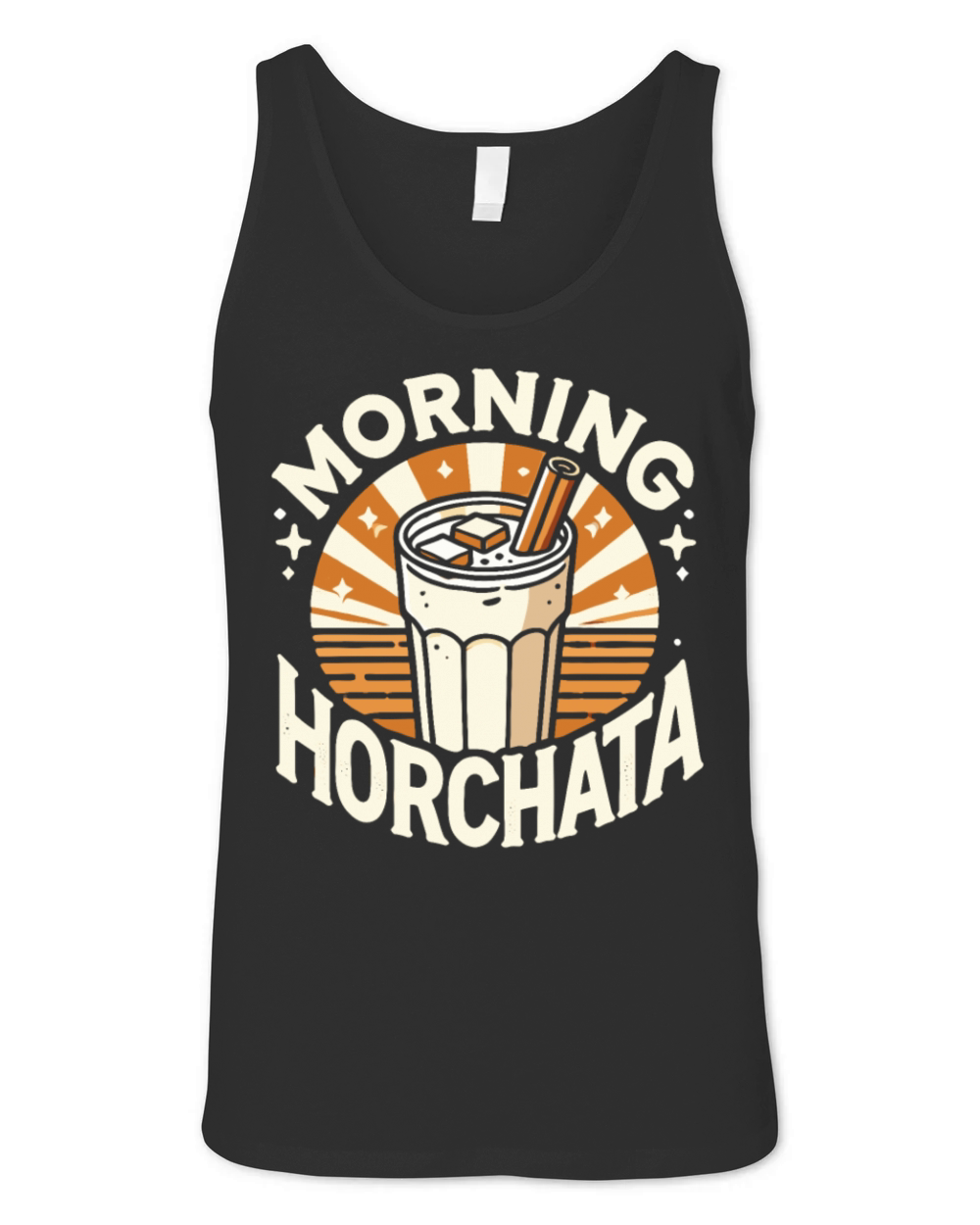 Vintage Retro Style Horchata Mexican Drink Summer Unisex Jersey Tank