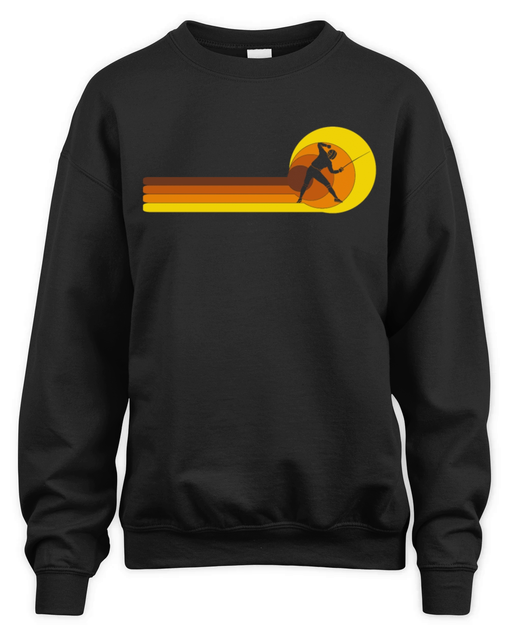 Fencing Game gamer fencer sport Vintage fencing Unisex Premium Crewneck Sweatshirt