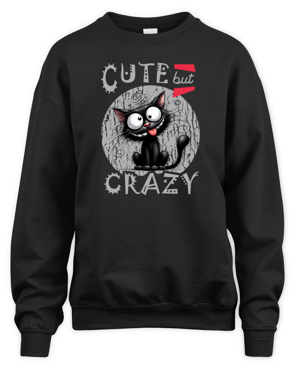 Ugly Cat lover Funny sayings Cats Unisex Premium Crewneck Sweatshirt