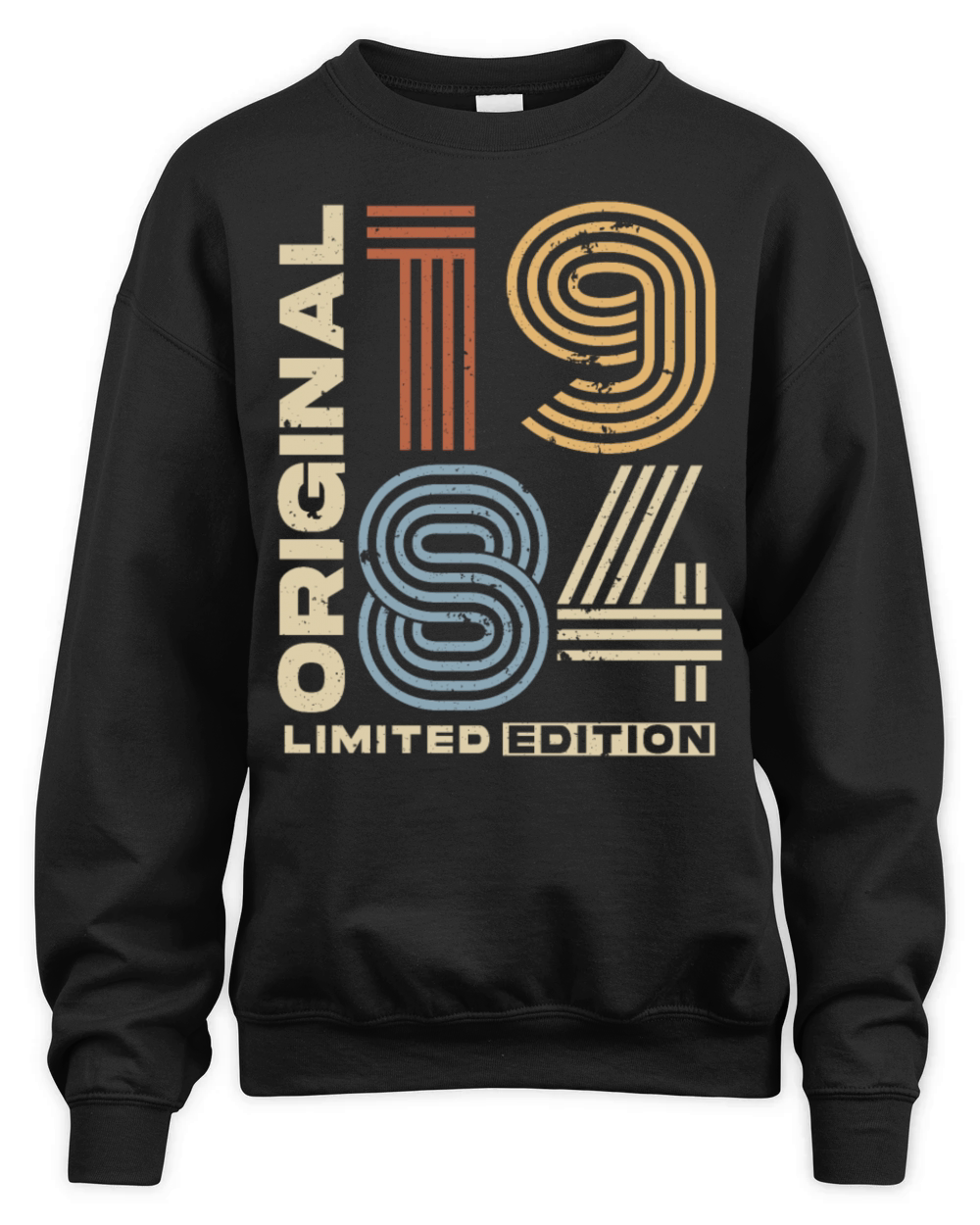 Vintage 1984 Retro 40th Birthday Unisex Premium Crewneck Sweatshirt