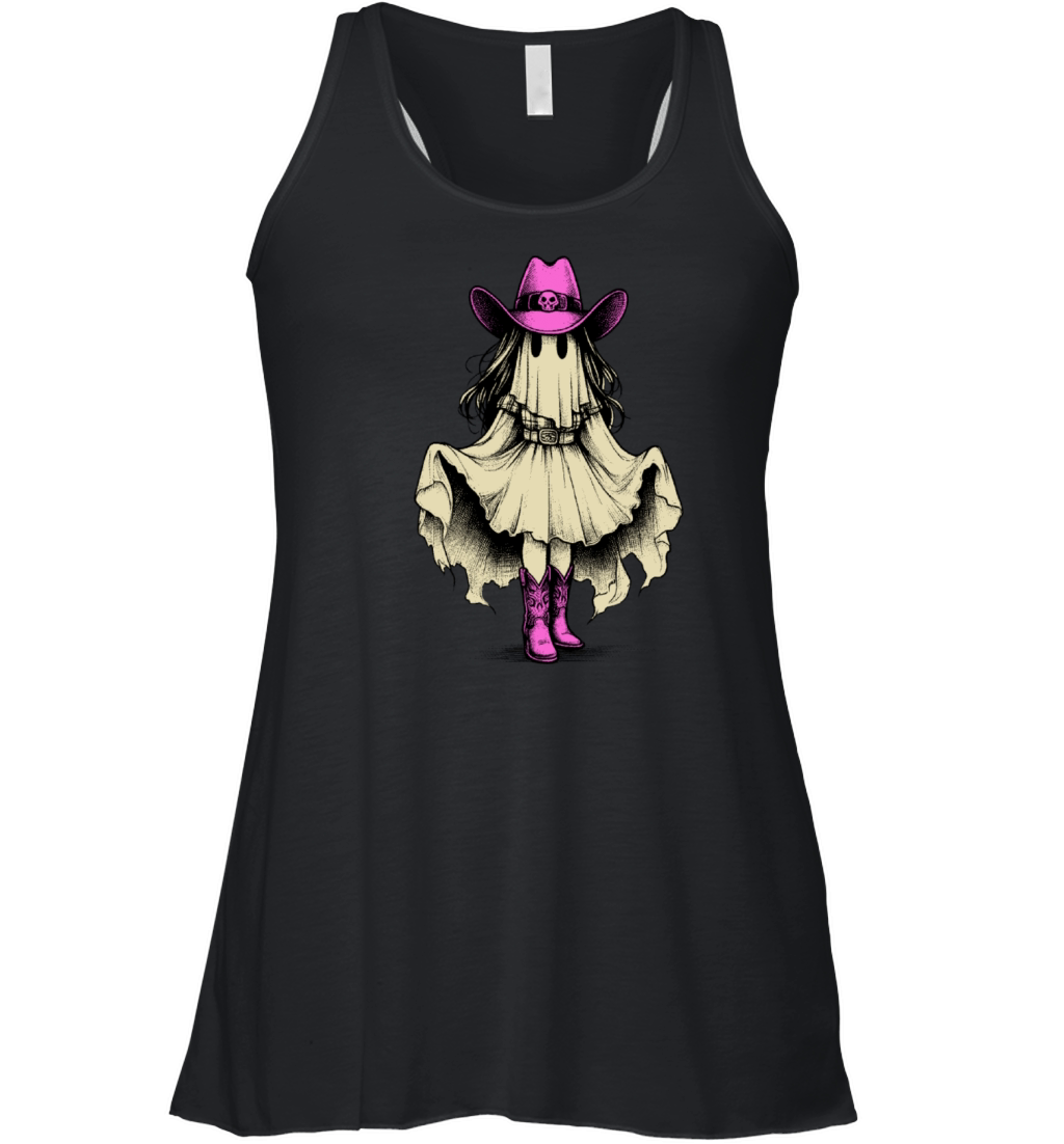 Ghost Cowgirl Western Y2k Women's Flowy Tank Top
