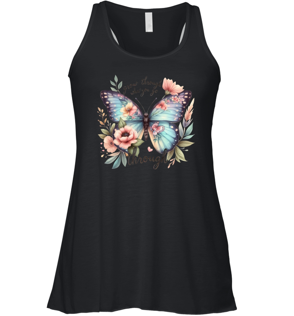 Grow Through What You Women's Flowy Tank Top