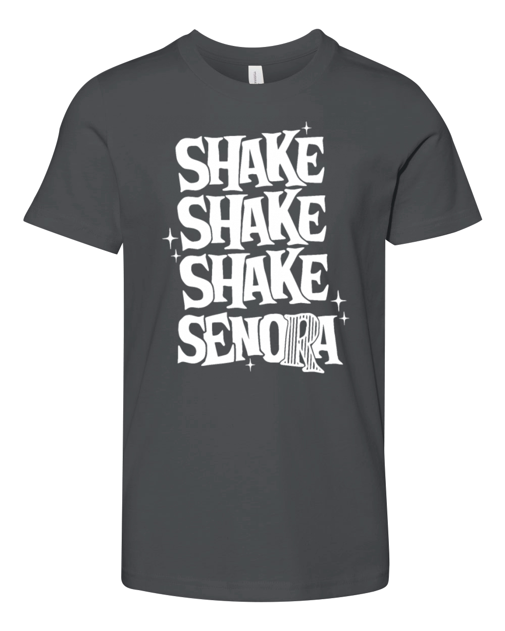 Funny Halloween Shake Shake Shake Senora Hallowee Youth Unisex Jersey Tee