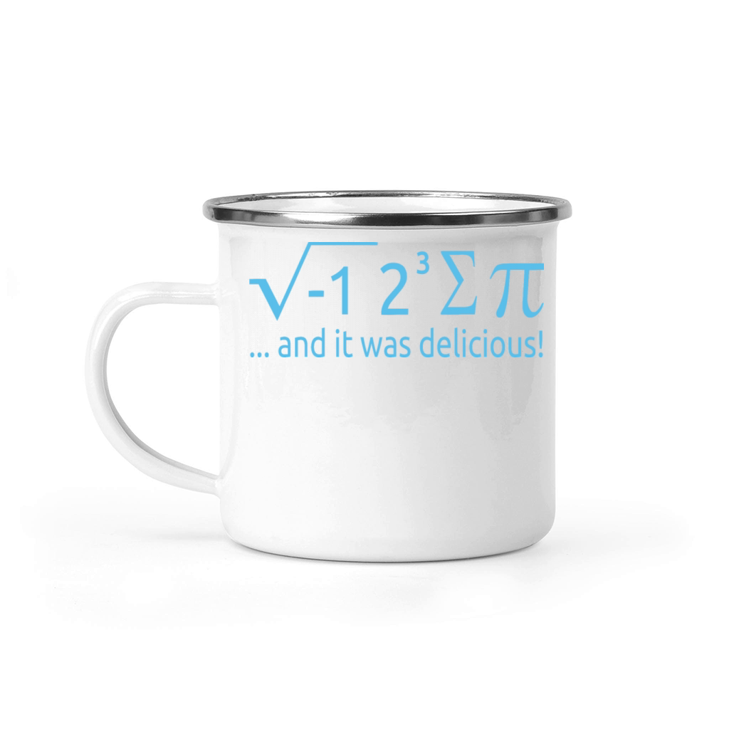 I Ate Some Pie And It Was Delicious 8 Pi Day 2BK3 Camping Mug