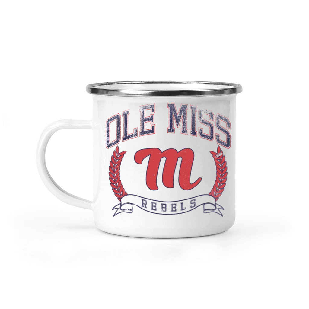 Mississippi Rebels Victory Vintage Secondary Camping Mug