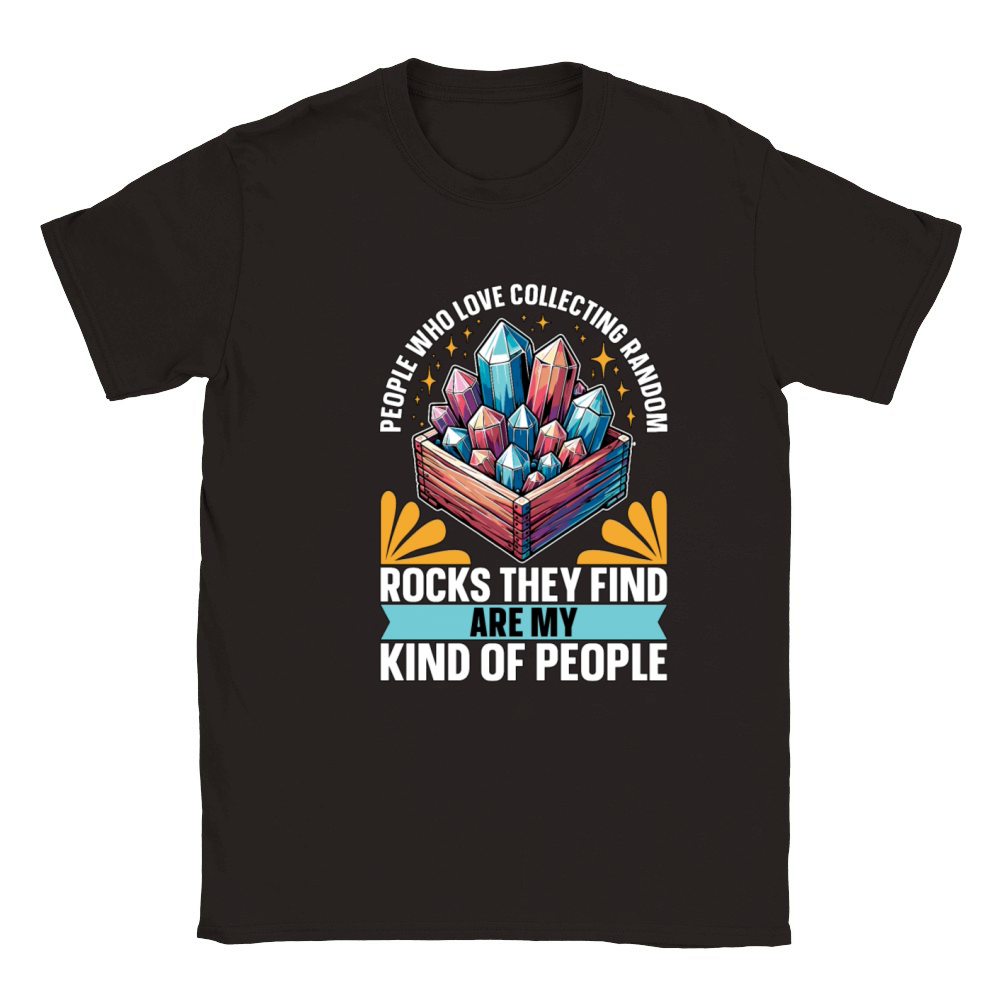 Rockhounding People Who Love Fossil Collecting Classic Kids Crewneck T-shirt