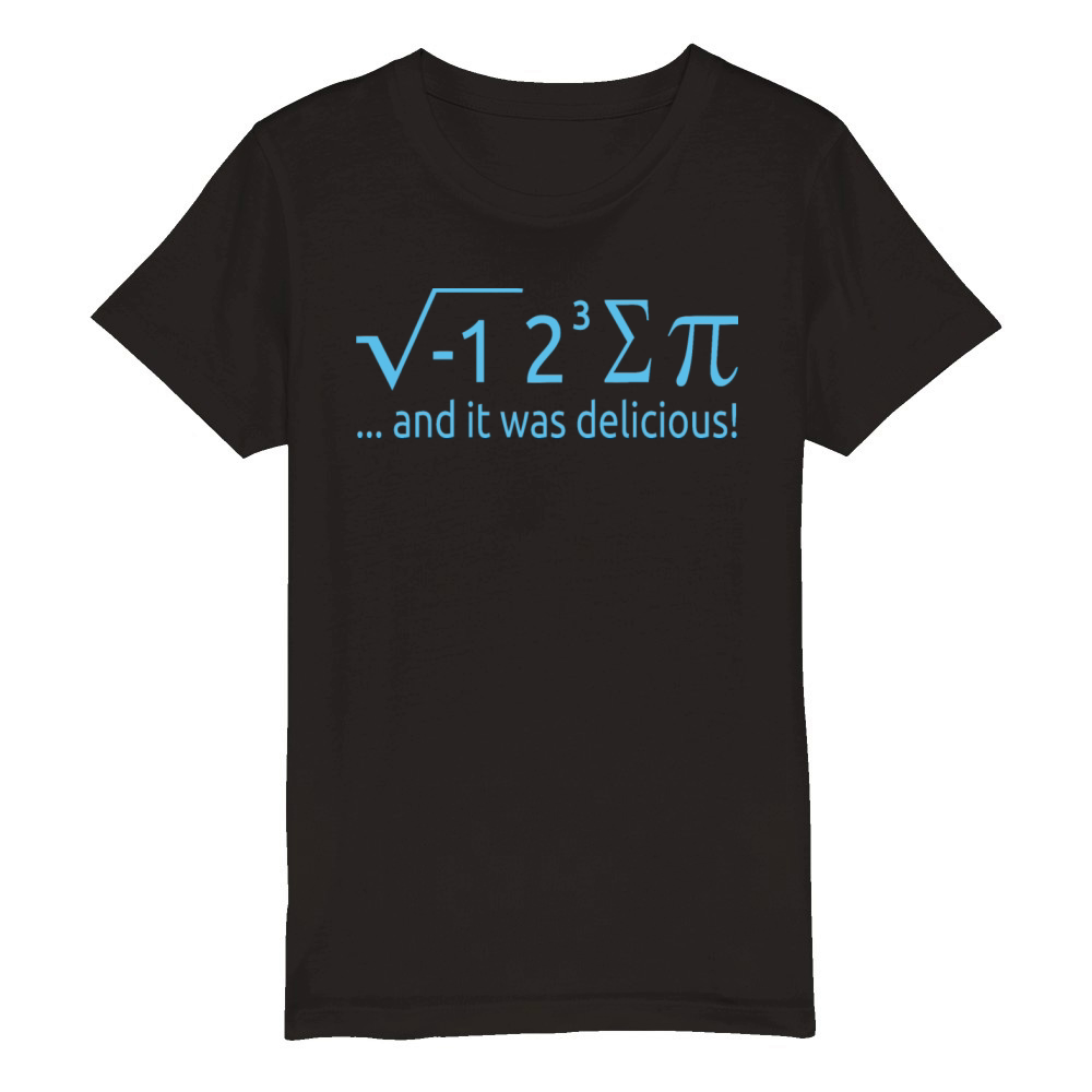 I Ate Some Pie And It Was Delicious 8 Pi Day 2BK3 Organic Kids Crewneck T-shirt