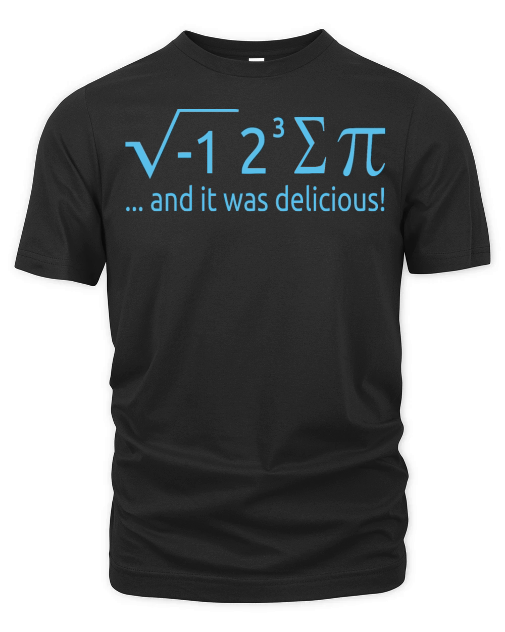 I Ate Some Pie And It Was Delicious 8 Pi Day 2BK3 Organic Unisex T-shirt
