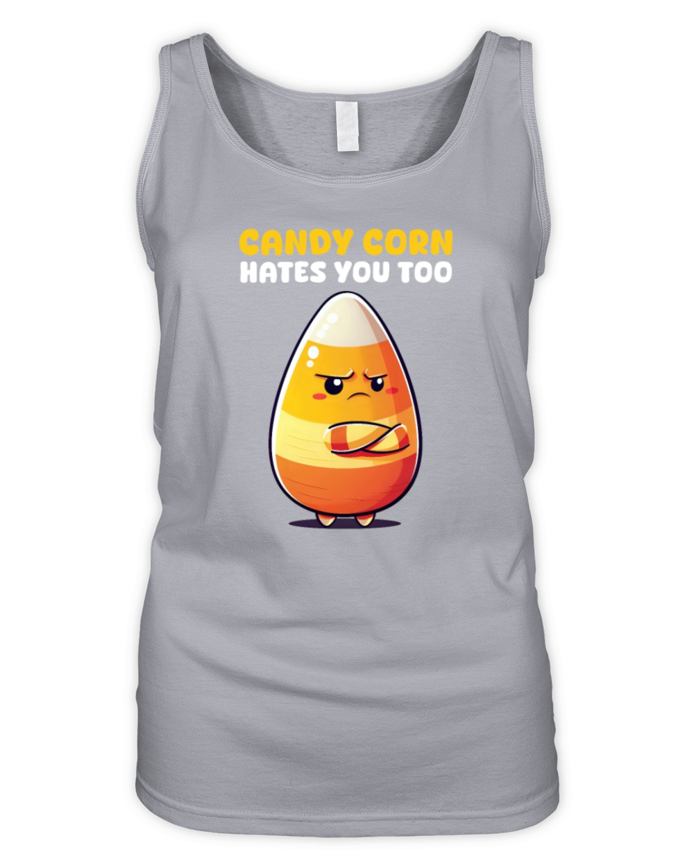 Candy Corn Candy Corn Hates You Too Organic Women's Tank Top