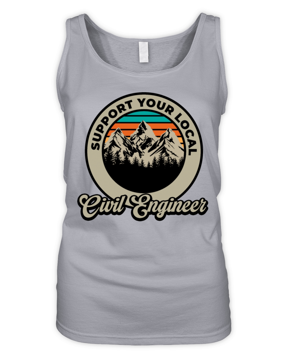 Civil Engineer Organic Women's Tank Top
