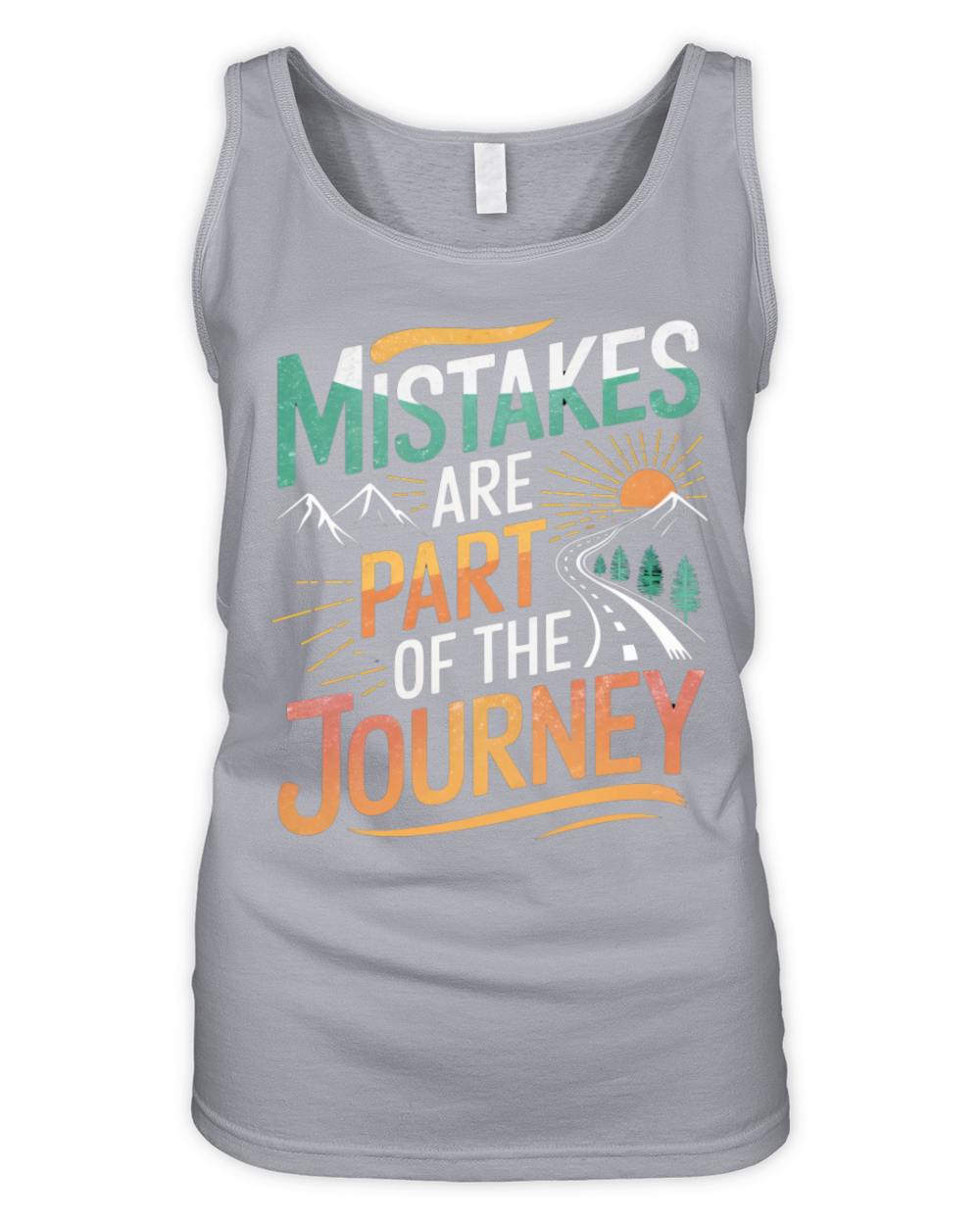 Mistakes Are Part of the Journey Motivational Quot Organic Women's Tank Top