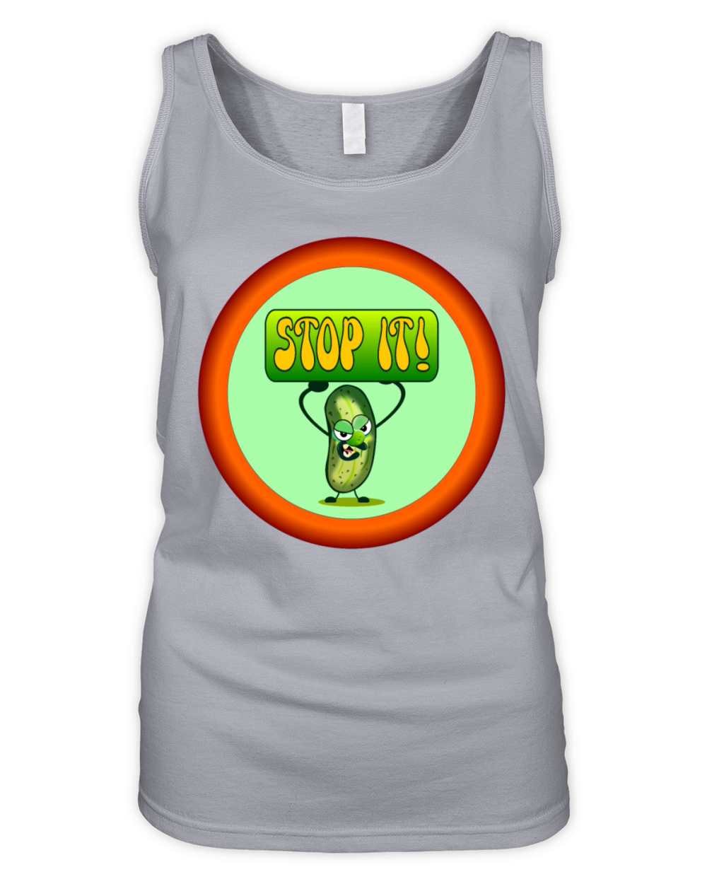 STOP IT - CUCUMBER SALAD TREND Organic Women's Tank Top