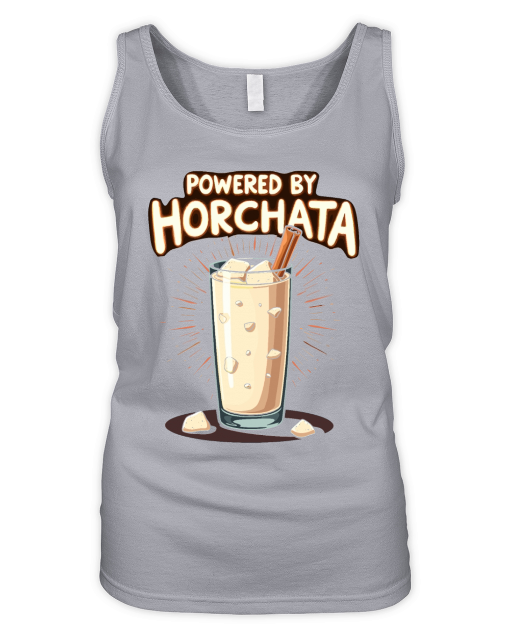 Vintage Retro Style Horchata Mexican Drink Summer Organic Women's Tank Top