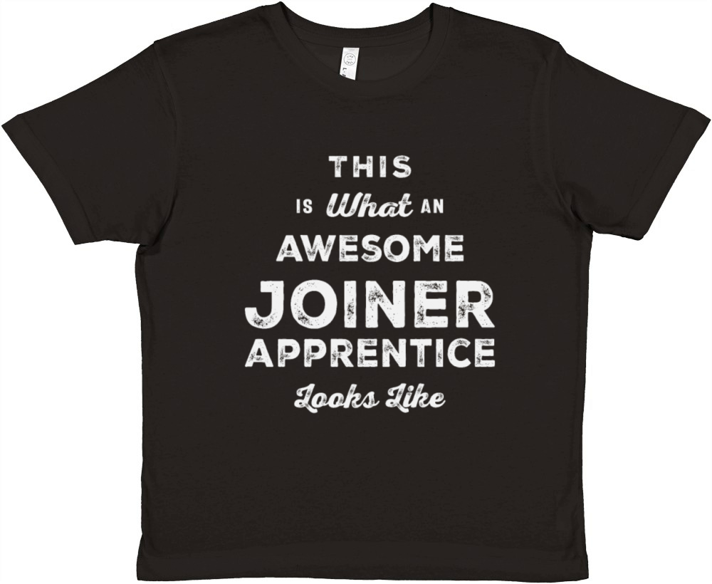 Funny Job Occupation Joiner Apprentice Premium Kids Crewneck T-shirt