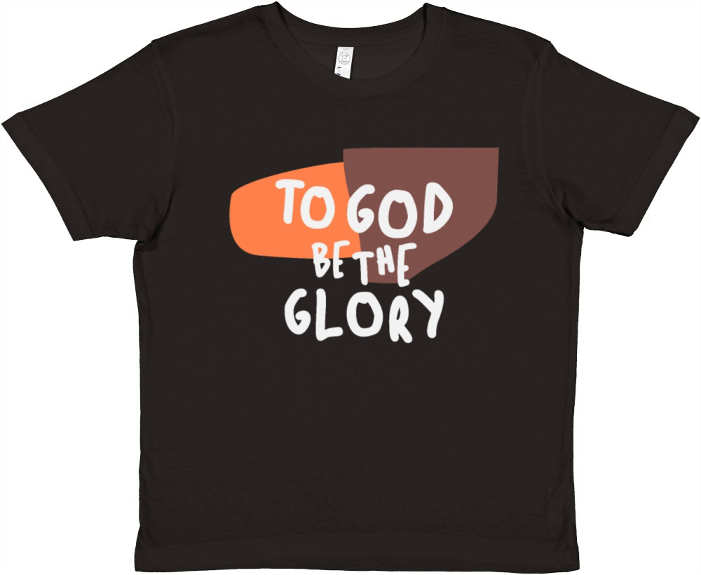 To God Be the Glory - Inspiring Christian Quote Premium Kids Crewneck T-shirt