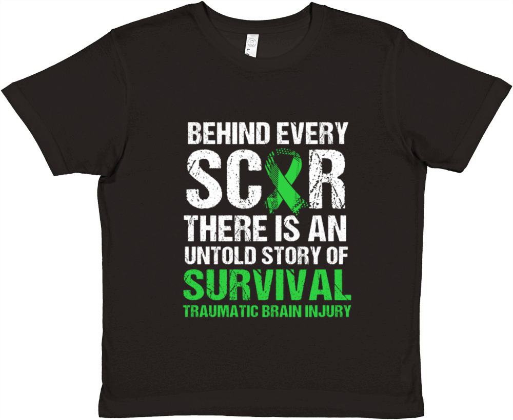 Traumatic Brain Injury Awareness For TBI Survivor Premium Kids Crewneck T-shirt