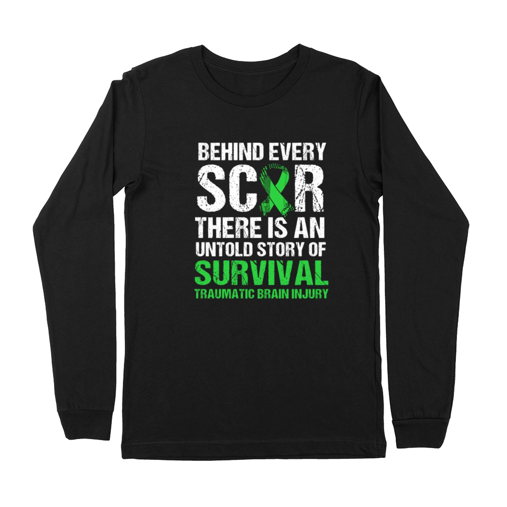 Traumatic Brain Injury Awareness For TBI Survivor Premium Long Sleeve