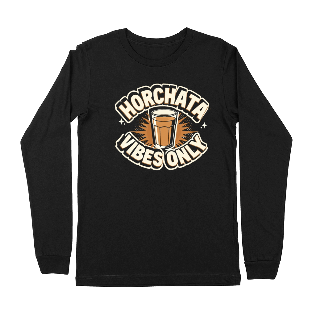 Vintage Retro Style Horchata Mexican Drink Summer Premium Long Sleeve