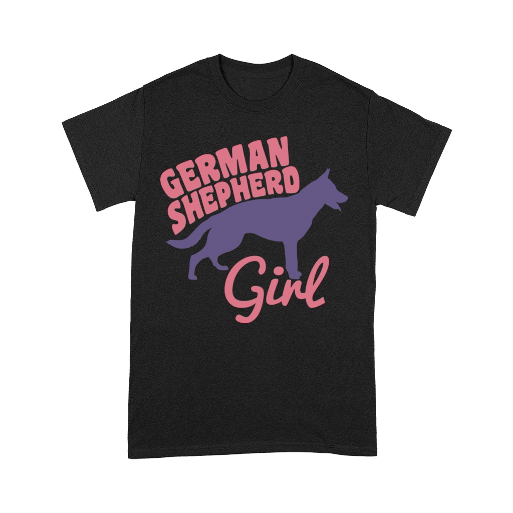 Funny German Shepherd Girl Premium T-shirt
