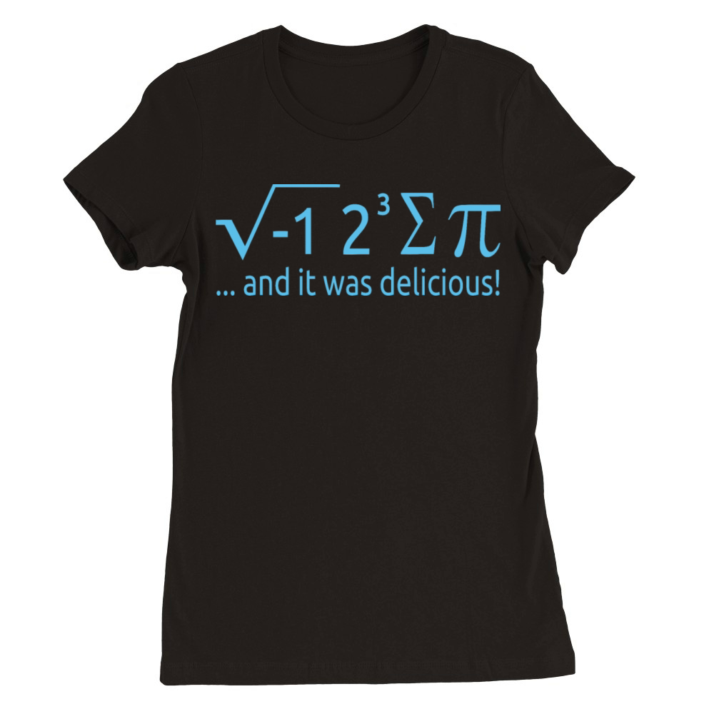 I Ate Some Pie And It Was Delicious 8 Pi Day 2BK3 Premium Womens Crewneck T-shirt