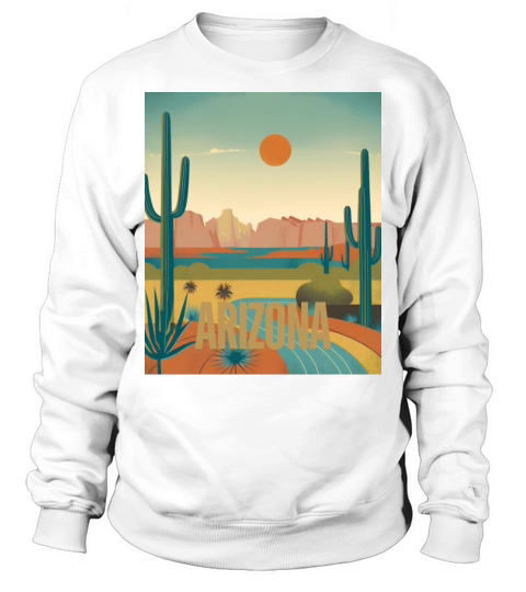 Arizona Desert Vintage Sunset T-Shirt Sweatshirt Unisex