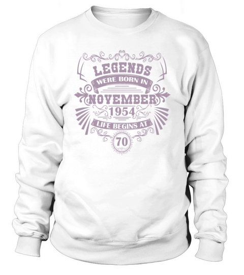 Legends born 1954 November vintage western Sweatshirt Unisex