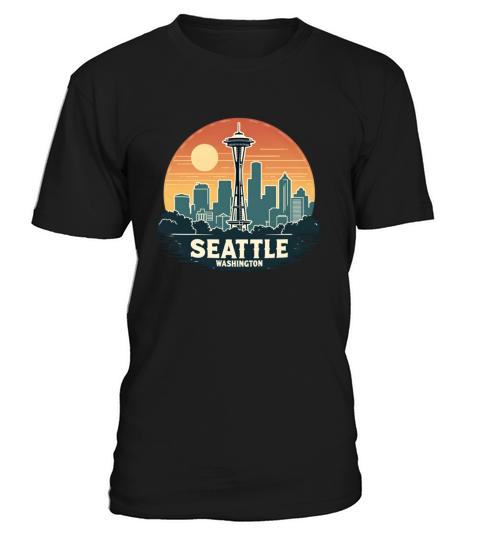 Vintage Seattle Washington T-Shirt Unisex