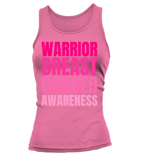 Pink Warrior Breast Cancer Awareness Support Tank top Woman