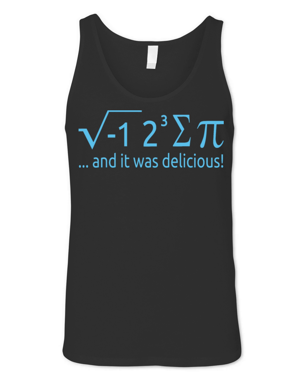 I Ate Some Pie And It Was Delicious 8 Pi Day 2BK3 Unisex Jersey Tank